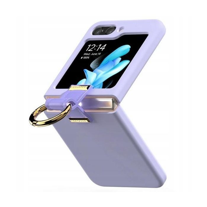 Obal Mercury Gold Ring Samsung Galaxy Z Flip6 5G F741 fialový