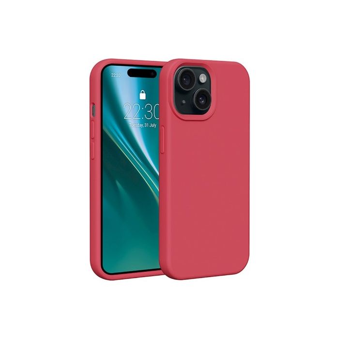 Obal Etteri Silicone case Apple iPhone 16 raspberry