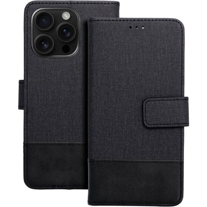 Obal GOMMA Book Xiaomi Redmi Note 14 Pro 5G/14 Pro+ 5G/POCO X7 5G black