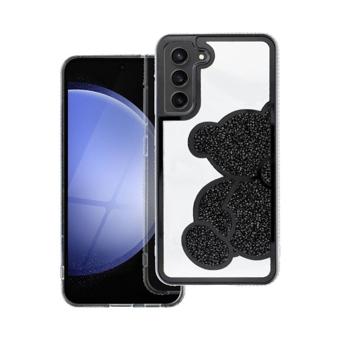Obal TEDDY BEAR Case Samsung Galaxy S24 FE 5G S721 black