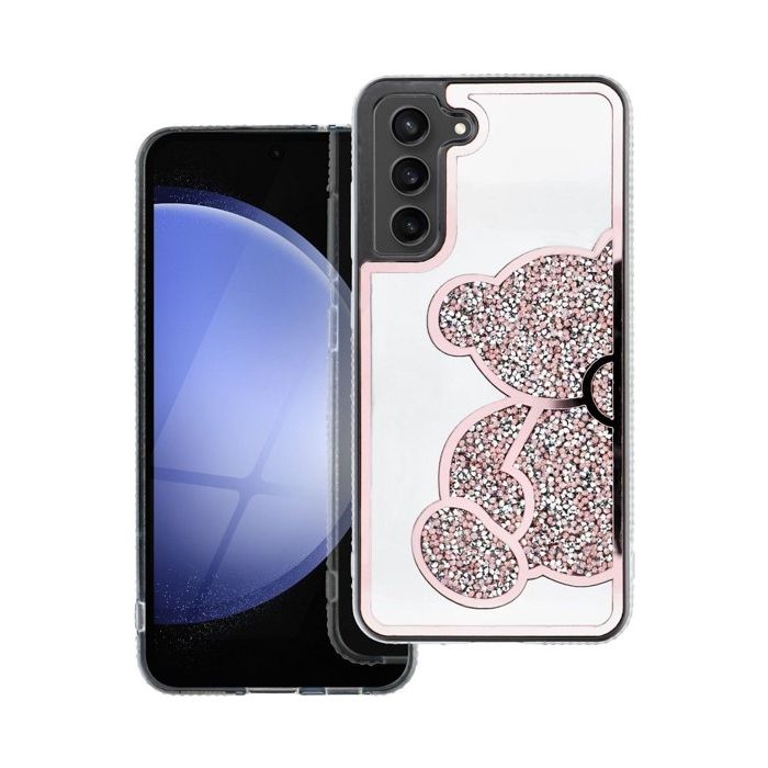 Obal TEDDY BEAR Case Samsung Galaxy S24 FE 5G S721 pink