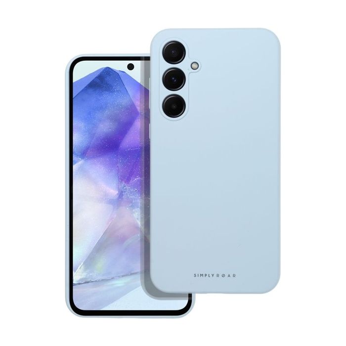 Obal Roar Cloud-Skin Case Samsung Galaxy S24 FE 5G S721 Light Blue